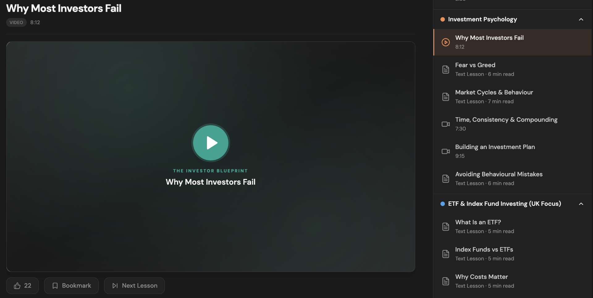 Investor Blueprint Course